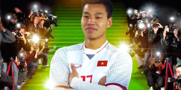 Cầu thủ U23 Việt Nam - Vũ Văn Thanh trở thành hot trend sau màn ăn mừng "siêu chất" trước Qatar