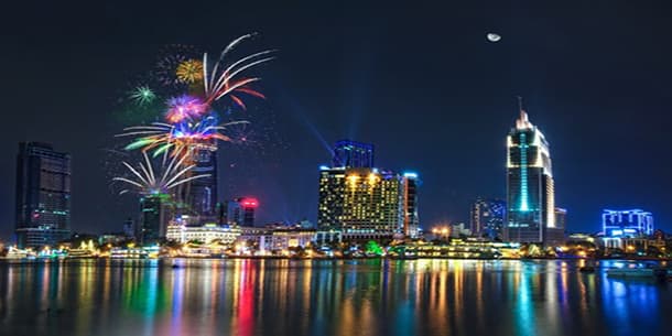 Does Ho Chi Minh City let off fireworks on April 30 - May 1?