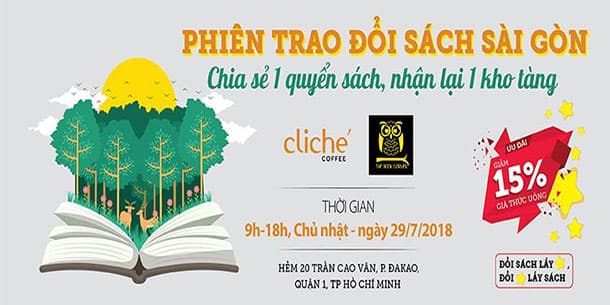 Phiên trao đổi sách tại Sài Gòn