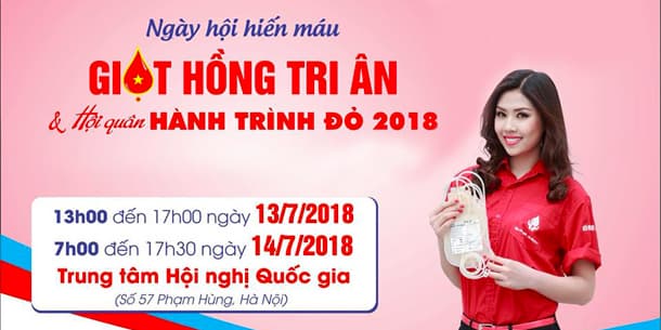 Ngày hội "Giọt Hồng Tri Ân" & Hội quân Hành trình đỏ 2018