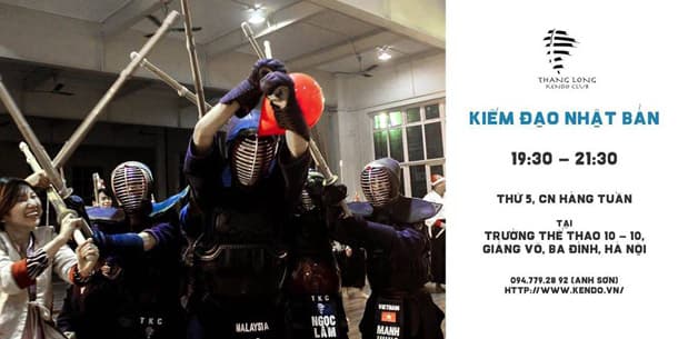 Cơ hội học Kiếm Đạo Nhật Bản - KENDO tại Hà Nội