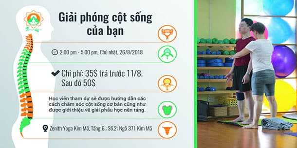  Hội thảo: Giải phóng cột sống của bạn