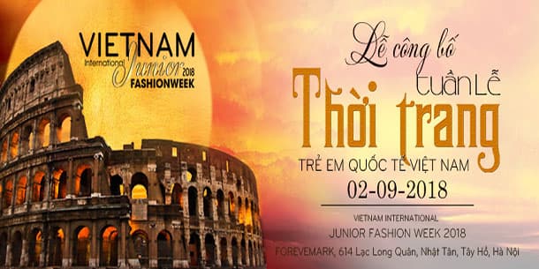Vietnam International Junior Fashion Week 2018 tuyển Cộng tác viên