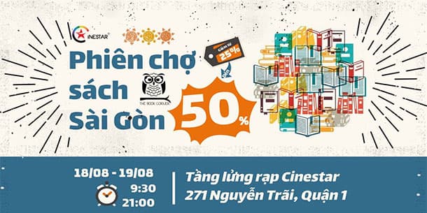 Phiên Chợ Sách Sài Gòn lần 21