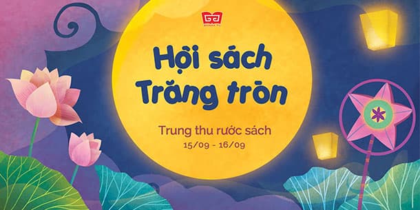 Hội sách Trăng tròn - Trung thu rước sách