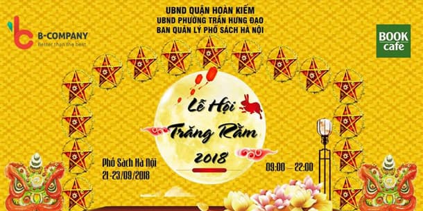 Lễ Hội Trăng Rằm 2018 tại Phố sách Hà Nội