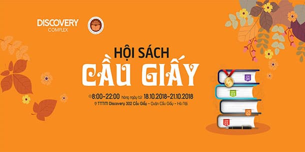 Hội sách Cầu Giấy tháng 10/2018