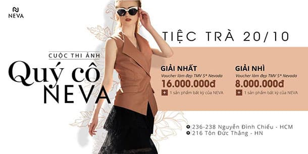 Tiệc trà 20/10 - Cuộc thi ảnh "Quý Cô NEVA"