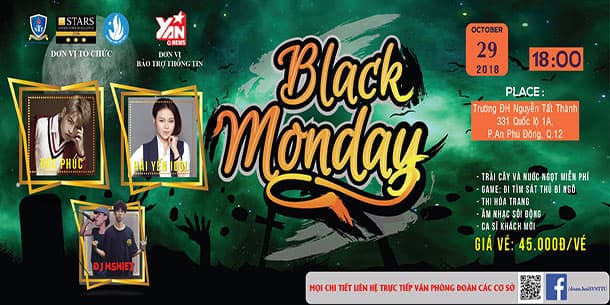 Lễ Hội Black Monday - Halloween 2018