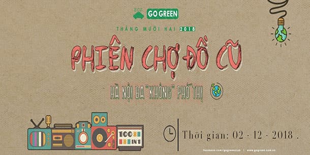 Phiên Chợ Đồ Cũ: Hà Nội Ba "Không" Phố Thị" 2018