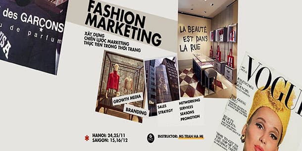 Khoá học Fashion Marketing - Marketing trong lĩnh vực thời trang