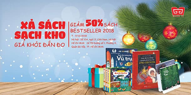 Sự kiện: Xả sách sạch kho - Giá khỏi đắn đo
