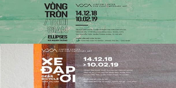 Triển Lãm “Xe Đạp Ơi” Của Thu Vân Trần Và “Vòng Tròn/Thời Gian” Của Hà Mạnh Thắng 2018