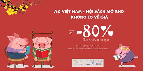 AZ Việt Nam - Hội Sách Mở Kho - Không Lo Về Giá