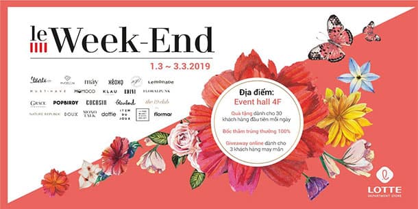 Hội Chợ Cuối Tuần "le Week-end" 2019