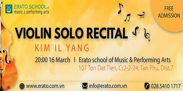 “Violin Solo Recital - KIM IL YANG” Concert