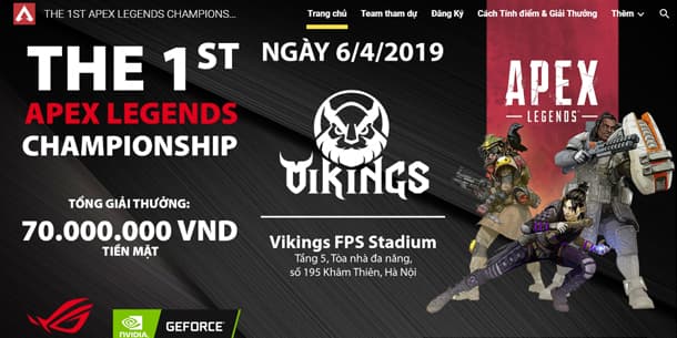 Giải đấu - The 1st Apex Legends Championship