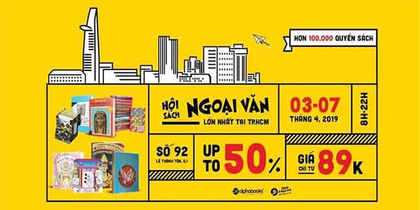  Hội Sách Ngoại Văn Lớn Nhất 2019 (Miễn Phí Tham Dự)