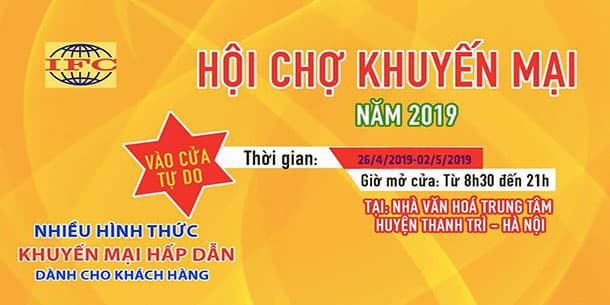 Hội chợ đồ dùng gia đình và quà tặng Thanh Trì- T5/2019