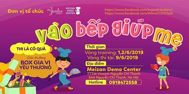 Cuộc thi VÀO BẾP GIÚP MẸ- Thi là có quà!