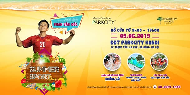 Summer Sport Day Cùng Cầu Thủ Phan Văn Đức Tại ParkCity Hanoi