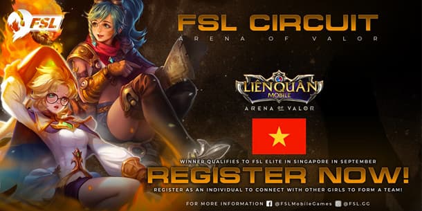 Registrations for Female Esports League Liên Quân Vietnam