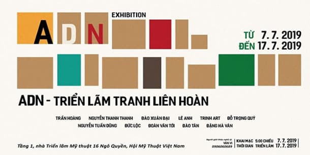 Triển Lãm Tranh Liên Hoàn “ADN” 2019