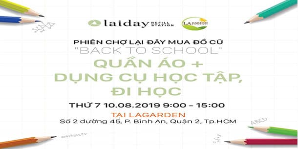 Phiên Chợ Lại Đây Mua Đồ Cũ "BACK to School" 