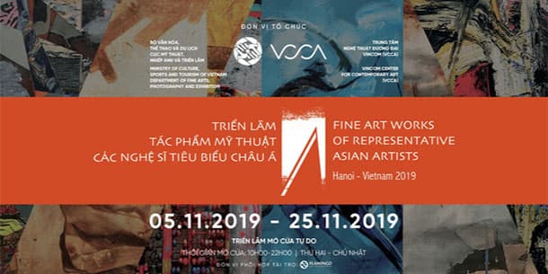 Triển Lãm Tác Phẩm Mỹ Thuật Của Các Nghệ Sĩ Tiêu Biểu Châu Á 2019 