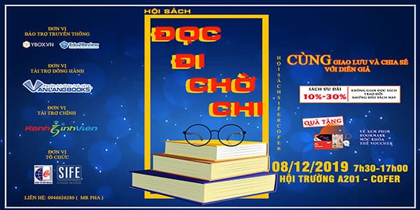 Hội Sách "Đọc Đi Chờ Chi" 2019 (Miễn Phí Tham Dự)