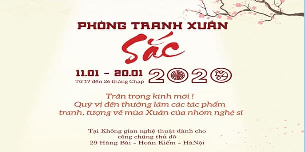 Phòng tranh xuân 2020 “Sắc”