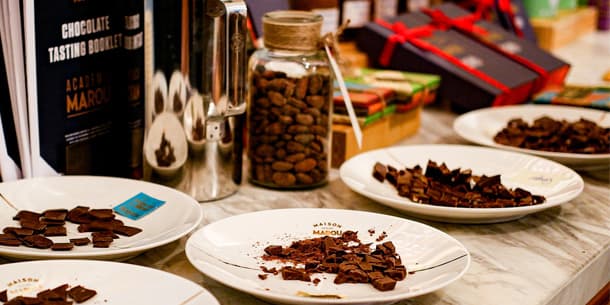 MAISON MAROU FREE CHOCOLATE TASTING CLASS