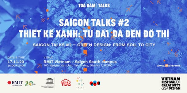 Saigon Talks 2 – Thiết kế xanh: từ đất đá đến đô thị