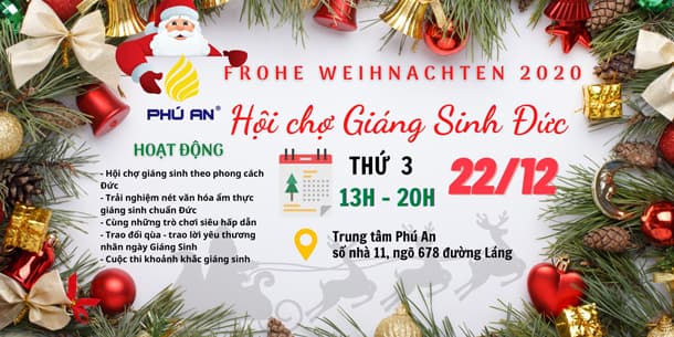 Hội chợ Giáng sinh Đức 2020