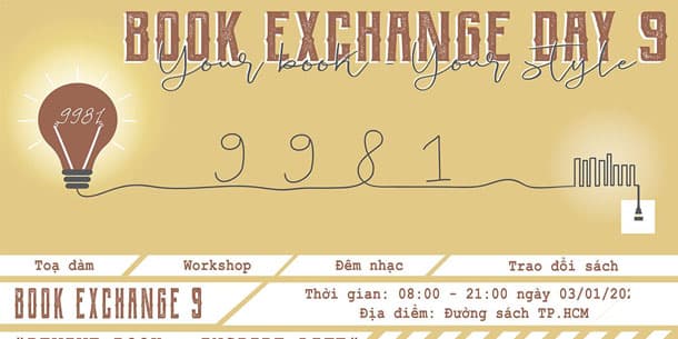 BOOK EXCHANGE DAY - BED: NGÀY HỘI SÁCH VÀ NGƯỜI TRẺ