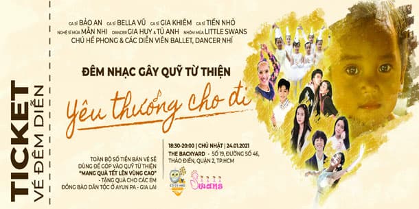 Đêm nhạc gây quỹ từ thiện  YÊU THƯƠNG CHO ĐI
