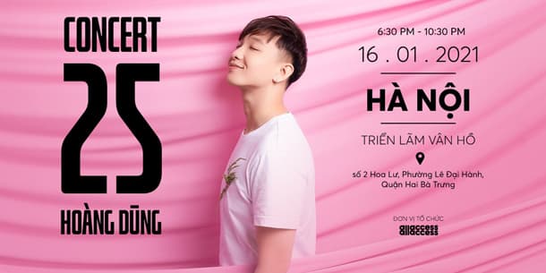 Concert 25: Hoàng Dũng - Ngày 26.01.2021