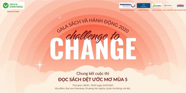Gala Sách và Hành động 2020: CHALLENGE TO CHANGE