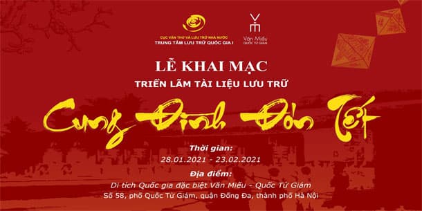 Triển lãm tài liệu lưu trữ "CUNG ĐÌNH ĐÓN TẾT"