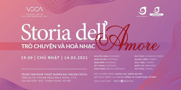 STORIA DELL' AMORE" - Hòa nhạc và trò chuyện