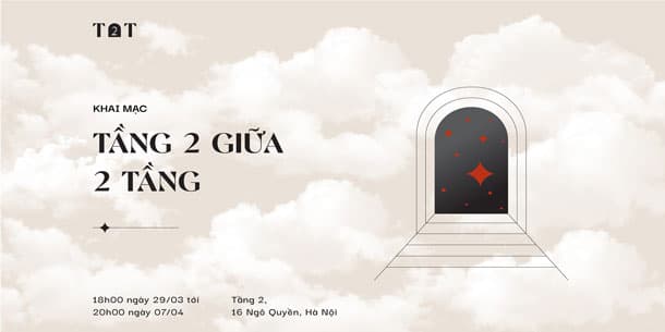 Triển lãm tầng hai giữa hai tầng