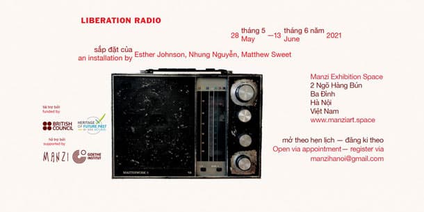 LIBERATION RADIO - một sắp đặt âm thanh, hình ảnh 