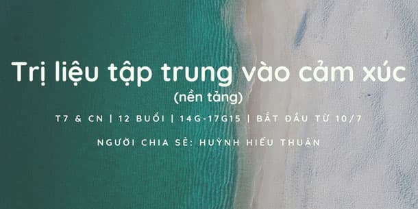 Khóa học - Trị liệu tập trung vào cảm xúc (nền tảng)