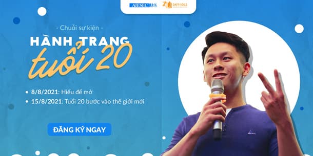 Chuỗi sự kiện trực tuyến - Hành Trang Tuổi 20