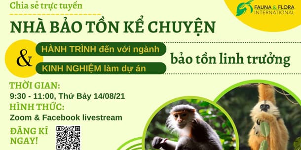 Sự kiện chia sẻ trực tuyến miễn phí với chủ đề - NHÀ BẢO TỒN KỂ CHUYỆN