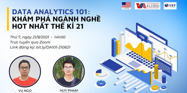 Sự kiện miễn phí - Data Analytics 101 - Khám phá ngành nghề hot nhất thế kỷ 21