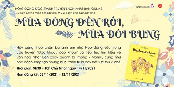 Hoạt động đọc truyện tranh Ehon Nhật Bản online
