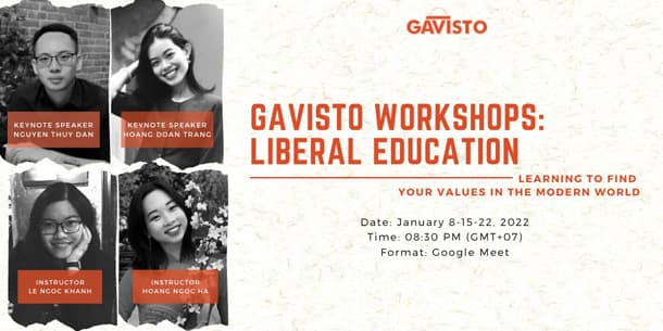 Chuỗi Workshop - Giáo dục Khai phóng - Học để tìm kiếm giá trị của bản thân trong đời sống hiện đại