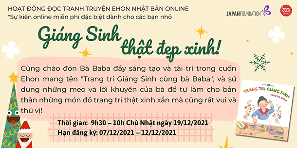 Hoạt động đọc truyện tranh EHON Nhật Bản cho bé: Giáng sinh thật đẹp xinh