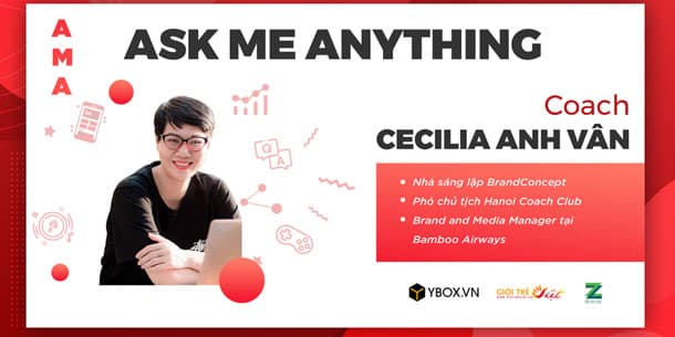 Sự kiện online miễn phí - Talkie AMA - Bí quyết xây dựng Thương hiệu Cá nhân cùng Coach Cecilia Anh Vân 2021